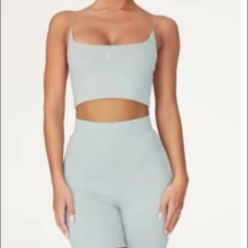 5 piece Meshki set tank, body suit, skirt, shorts, jogger